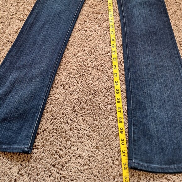 PAIGE Manhattan Jeans - Dark Blue - Picture 4 of 9